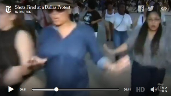 Dallas-ProtestersFlee